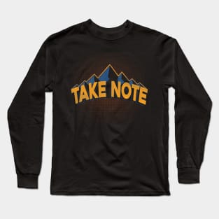 Take Note Long Sleeve T-Shirt